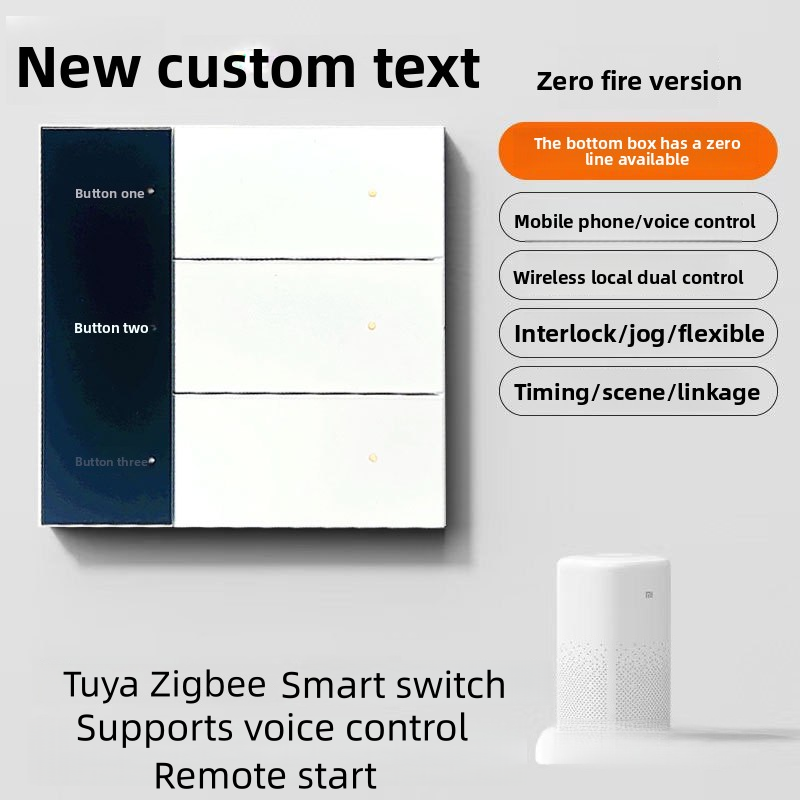 Smart Home System - Tuya Smart Screen Display Switch Zigbee