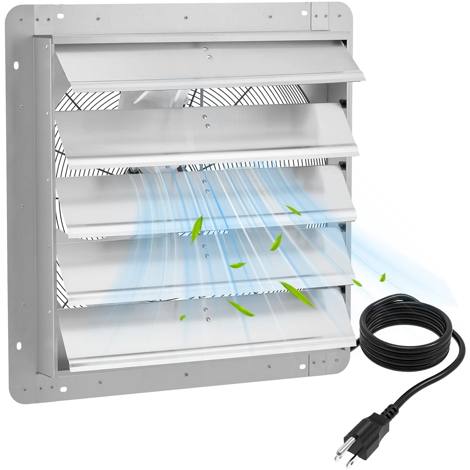Curtain Motor - High-Performance Wall Exhaust Fan,3500 CFM,Quiet 150W