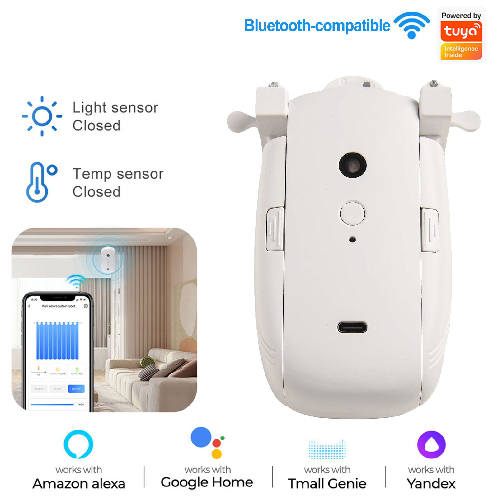 Curtain Motor - Smart Automation WiFi Curtain Motor that