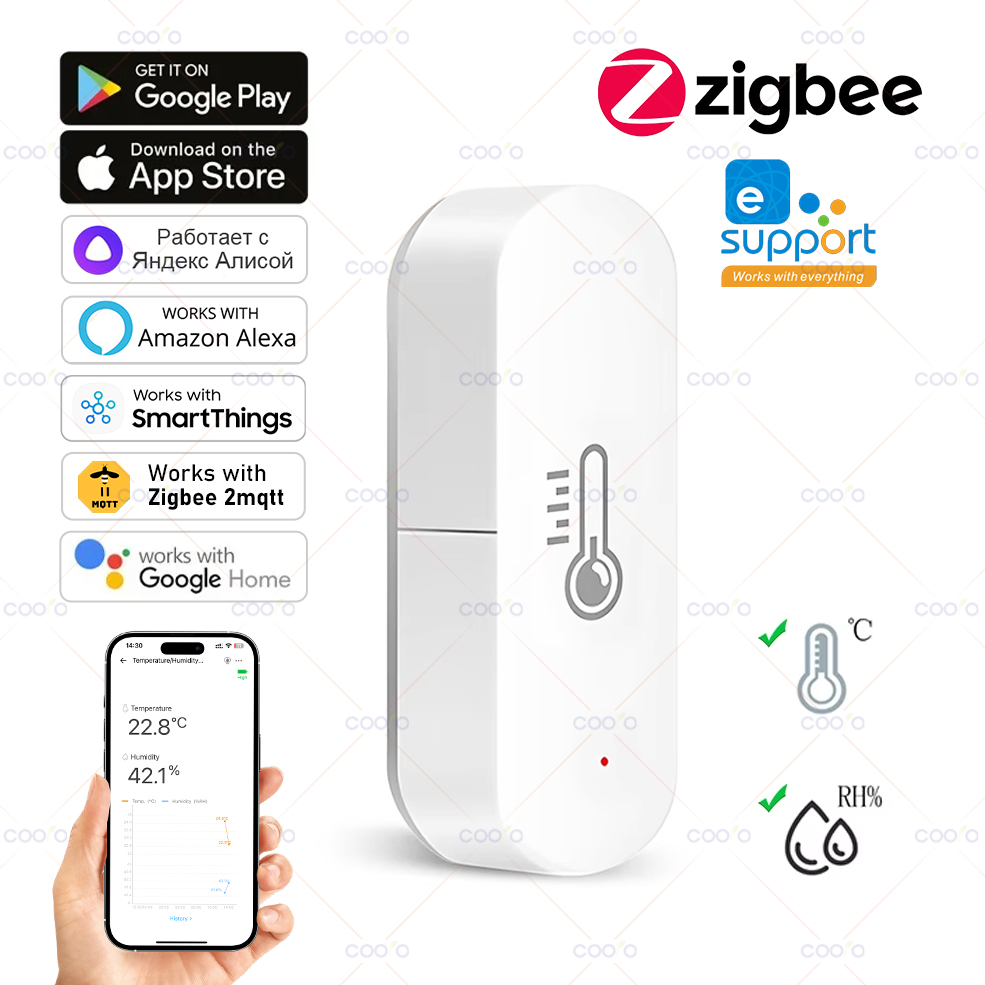 Smart Home Tablet - eWeLink Smart ZigBee Temperature And Humidity