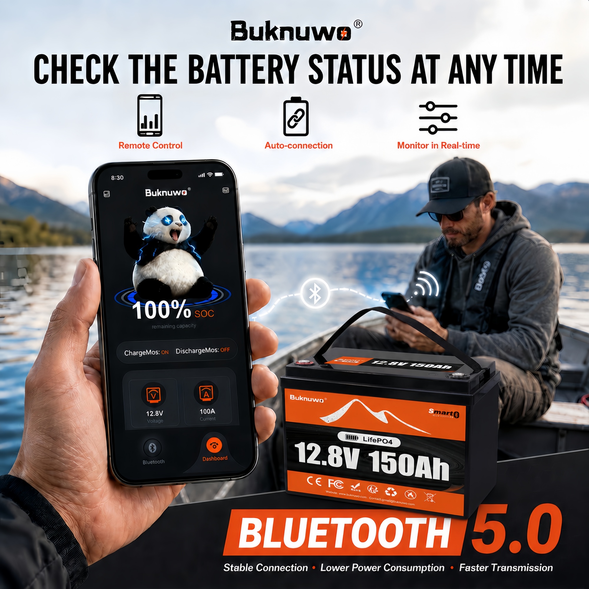 Smart 12V/12.8V 150Ah Bluetoot - Smart Home Energy incelemesi ve fiyatı