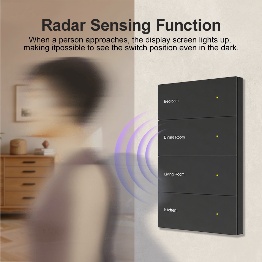 Manhot DIY Name Switch Zigbee  - Smart Home Display incelemesi ve fiyatı