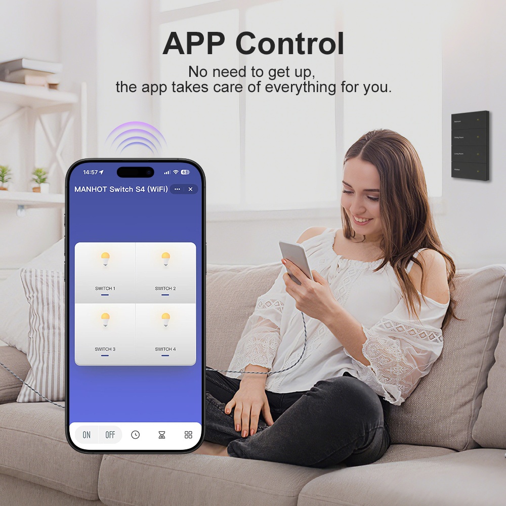 Manhot DIY Name Switch Zigbee  - Smart Home Display incelemesi ve fiyatı