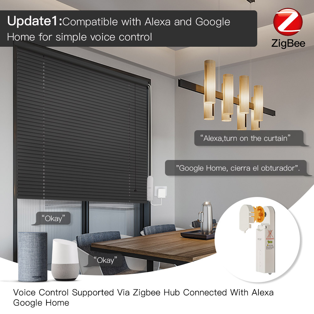 MOES ZigBee Smart DIY Motorize - Curtain Motor incelemesi ve fiyatı