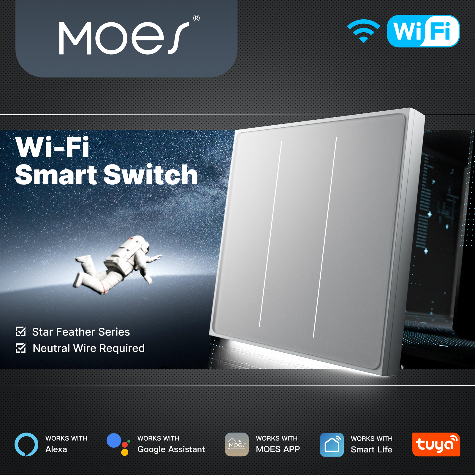 MOES Tuya WiFi Smart Star Feat - Smart Home System incelemesi ve fiyatı