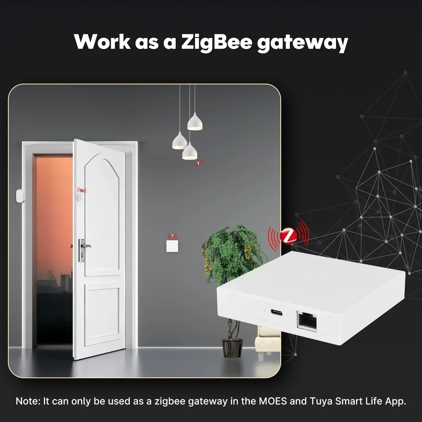 MOES Tuya Zigbee Matter Thread - Smart Home Group incelemesi ve fiyatı
