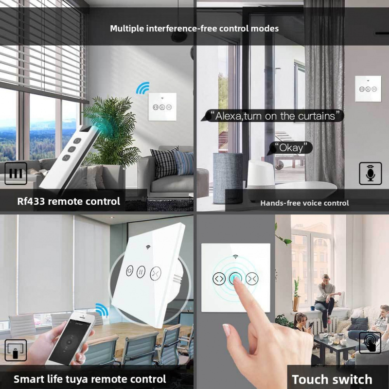 WiFi Curtain Switch - Tuya App - Curtain Motor incelemesi ve fiyatı