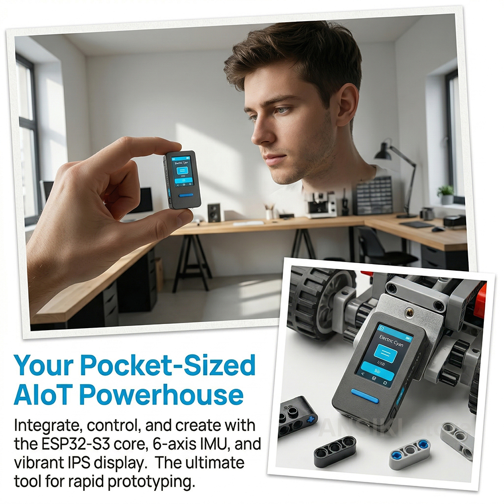 M5Stack M5StickS3 ESP32-S3 IoT - Smart Home Display incelemesi ve fiyatı
