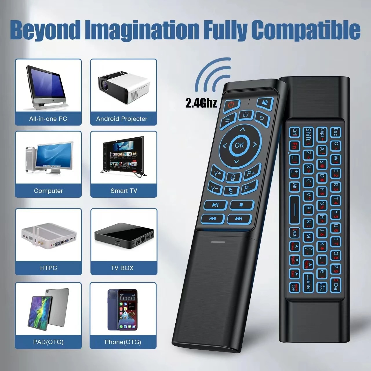 Air Mouse Remote Control Gyros - Smart Home Keyboard incelemesi ve fiyatı