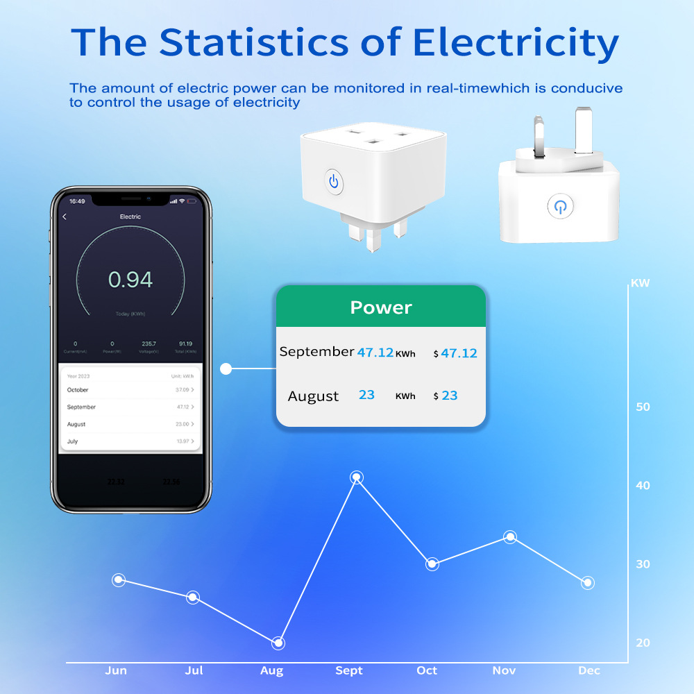 Tuya Smart Socket 16A/20A WiFi - Smart Home Energy incelemesi ve fiyatı