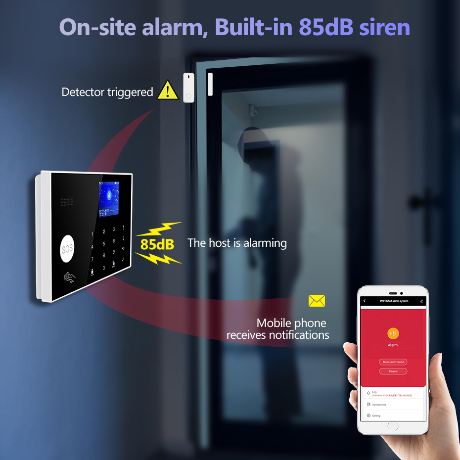 KERUI WiFi+4G Home Alarm with  - Smart Home Keyboard incelemesi ve fiyatı