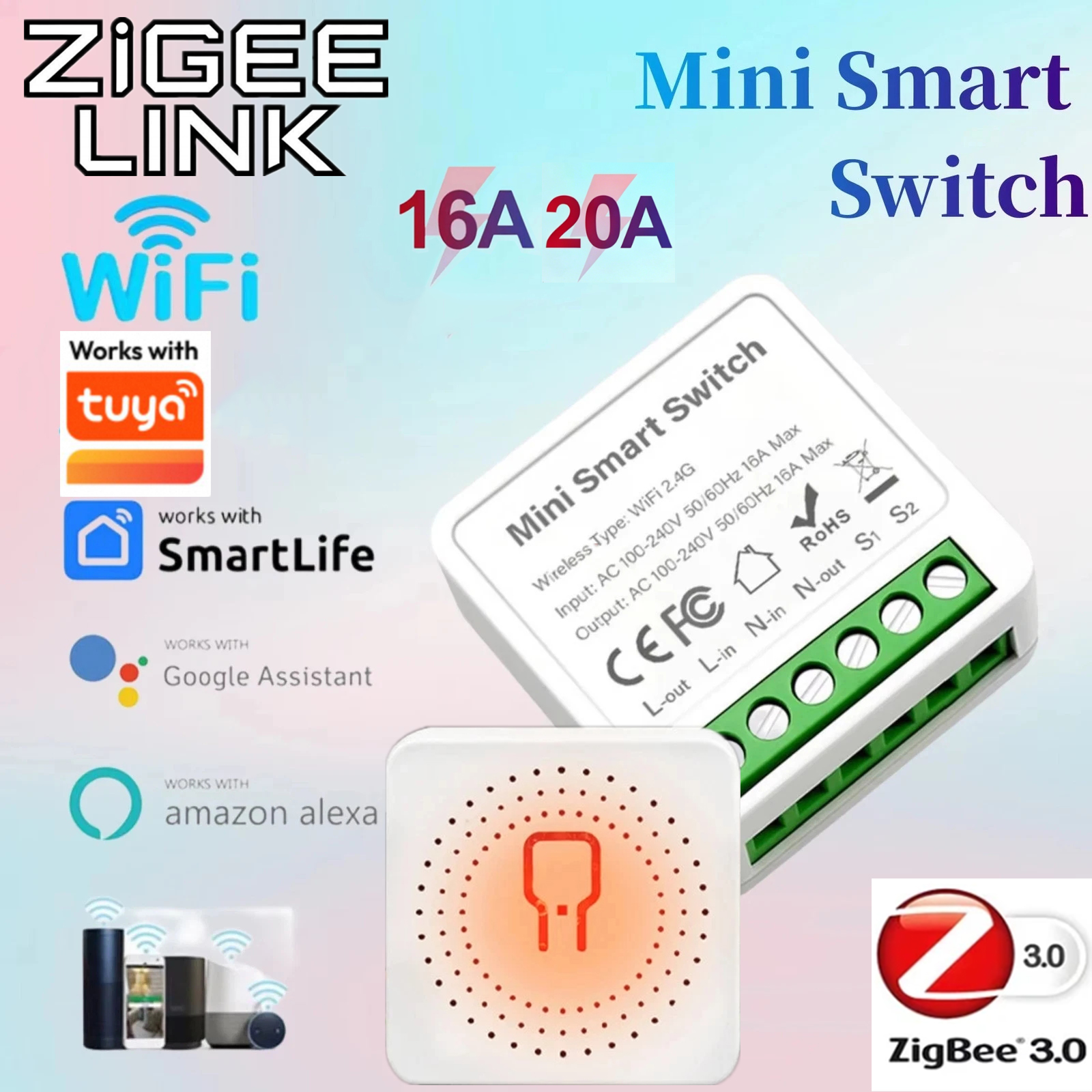 For Tuya Mini Smart WiFi Switc - Smart Home System incelemesi ve fiyatı