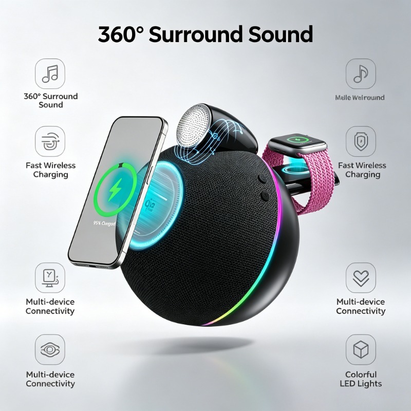 360° Stereo Sound Portable Wir - Smart Home Tablet incelemesi ve fiyatı