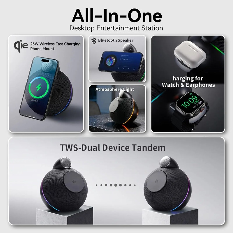 360° Stereo Sound Portable Wir - Smart Home Tablet incelemesi ve fiyatı