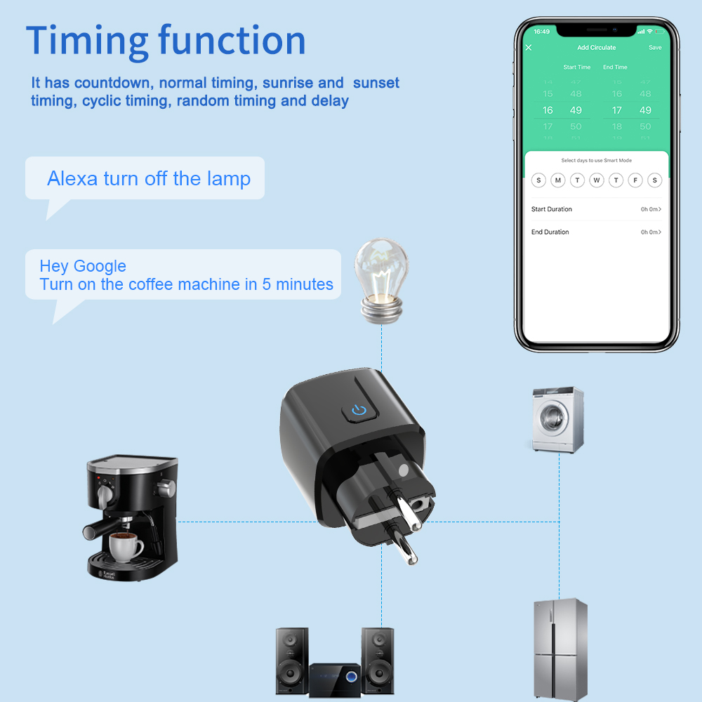 Tuya Smart Socket  WiFi Remote - Smart Home Energy incelemesi ve fiyatı