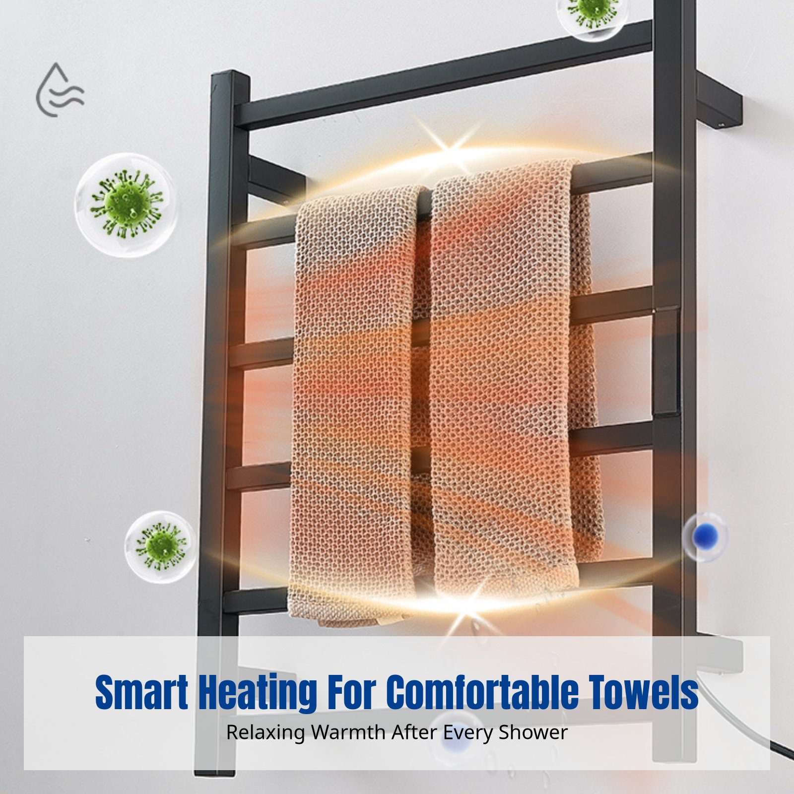 Smart Electric Towel Rack, Hea - Smart Home Display incelemesi ve fiyatı