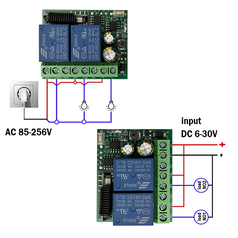 DC 12V 24V AC 220V RF433 2CH M - Curtain Motor incelemesi ve fiyatı