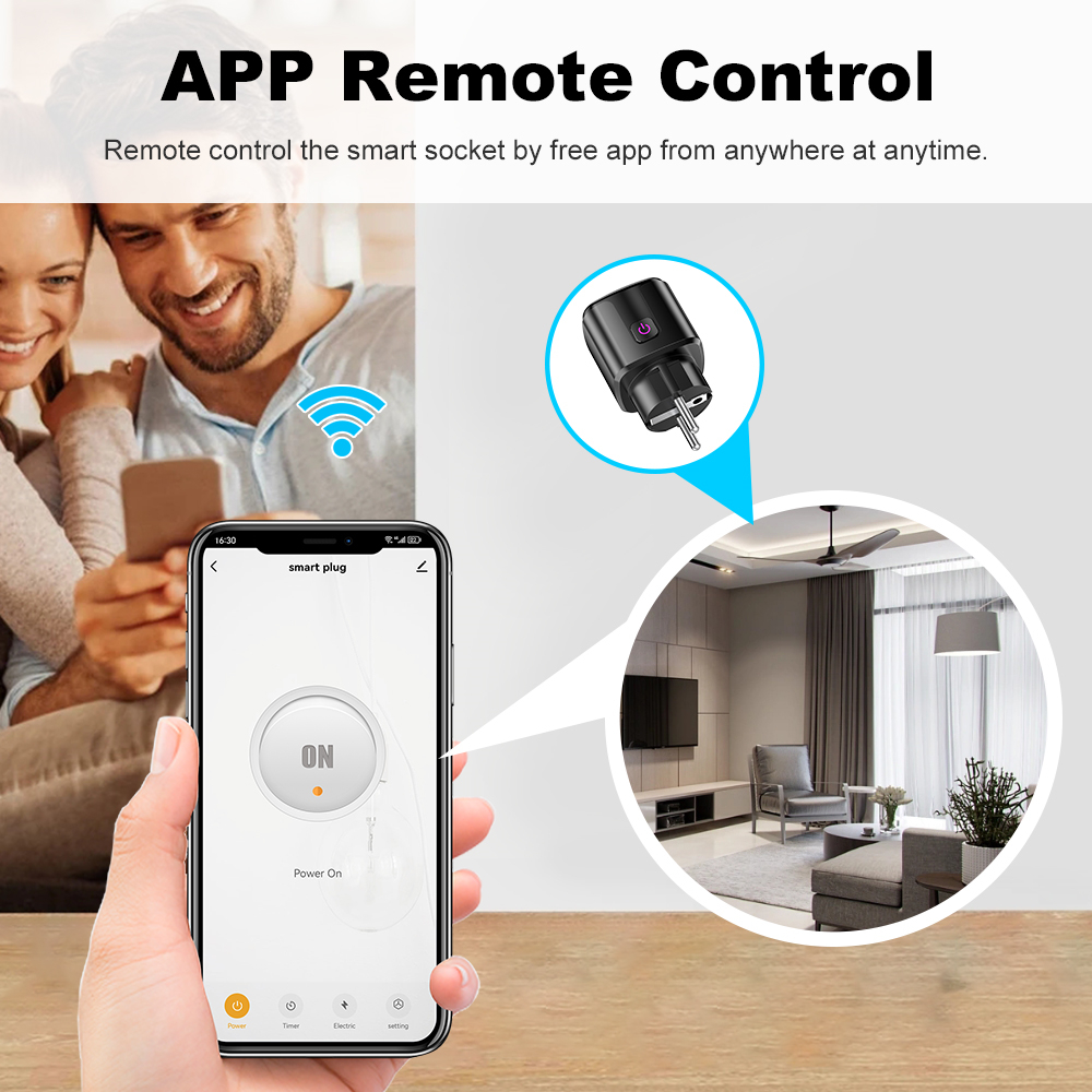 Smart 20A EU Plug WiFi+Bluetoo - Smart Home News incelemesi ve fiyatı