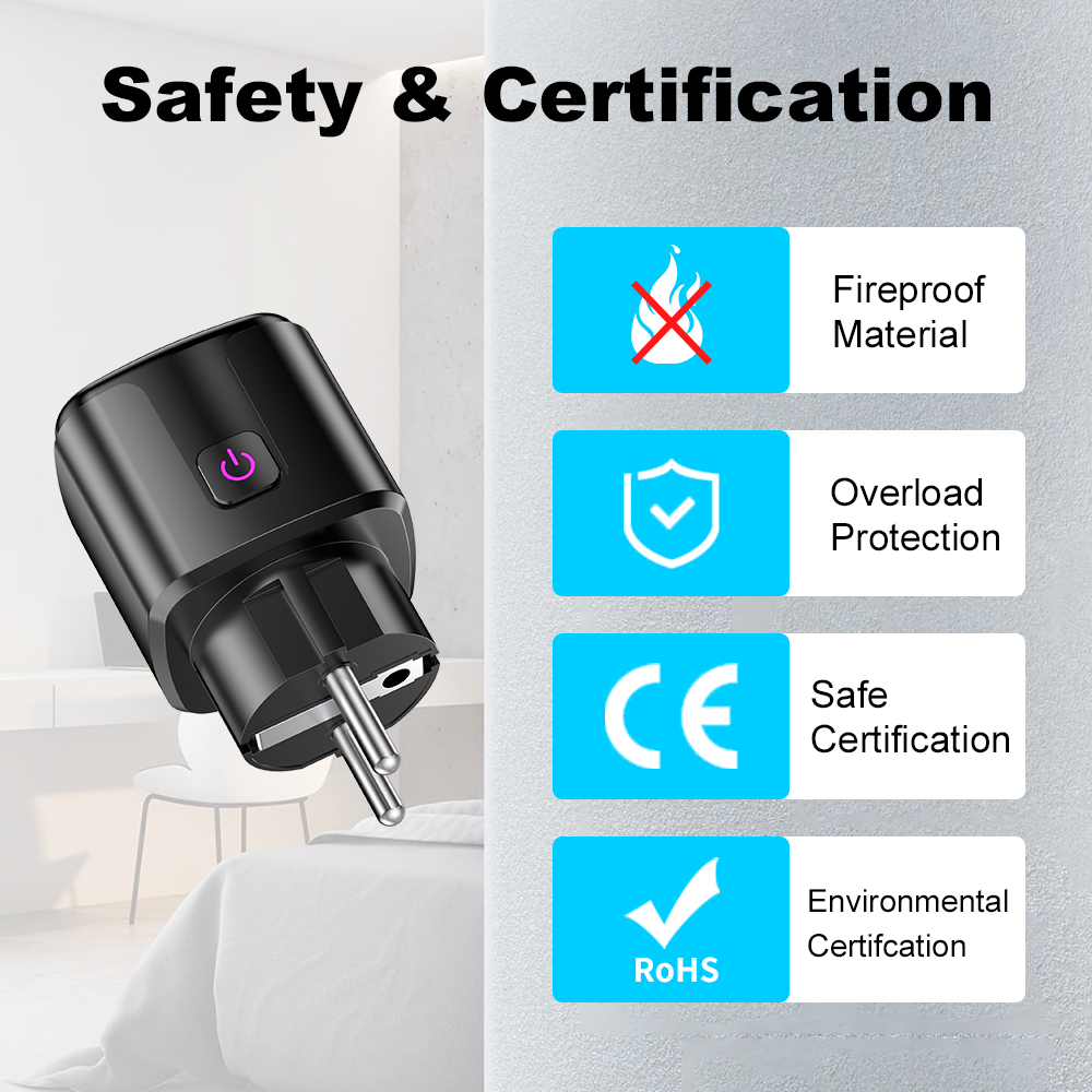 Smart 20A EU Plug WiFi+Bluetoo - Smart Home News incelemesi ve fiyatı