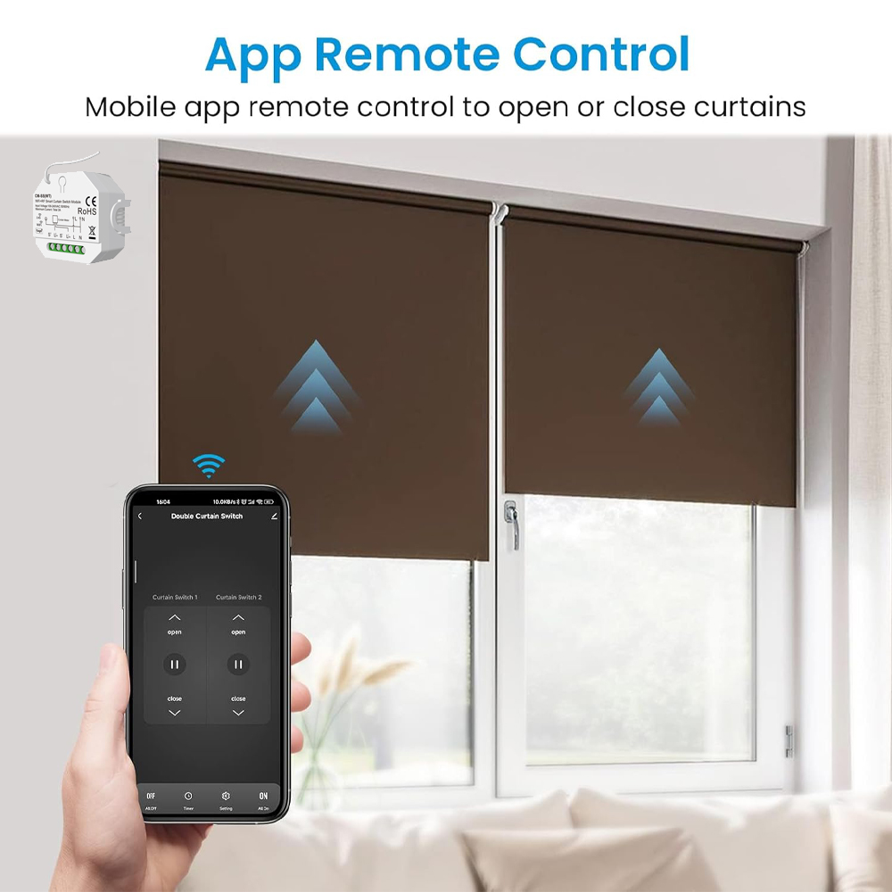 Smart Curtain Switch for Rolle - Curtain Motor incelemesi ve fiyatı