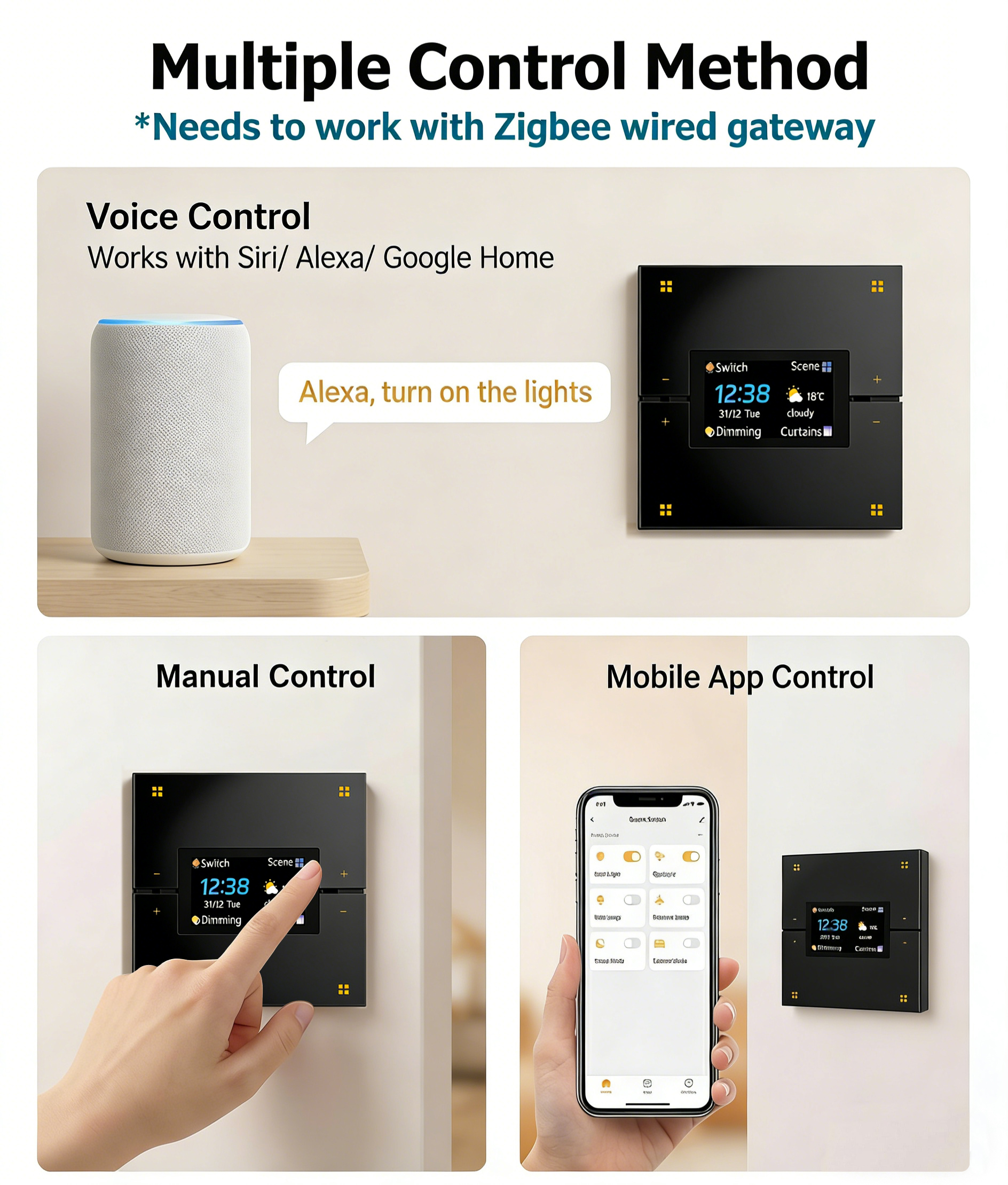 M9 Pro 8-Button UK Tuya Smart  - Smart Home Display incelemesi ve fiyatı