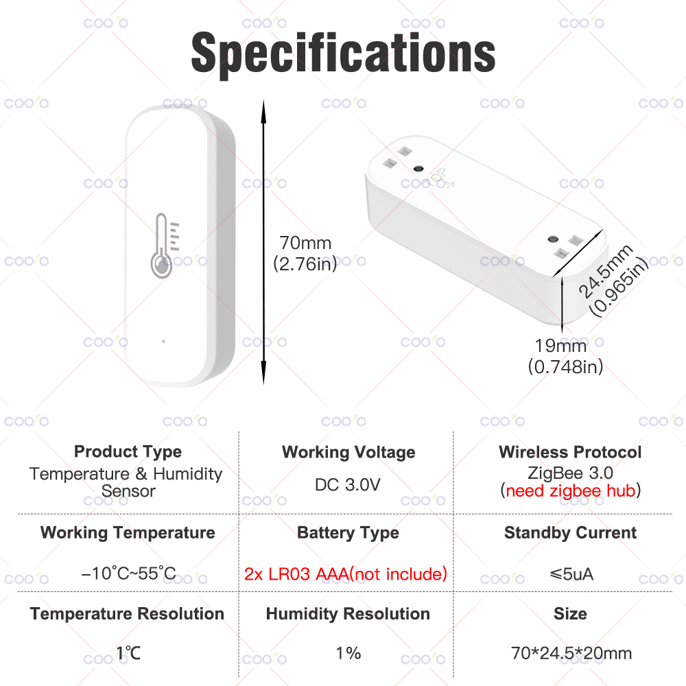 eWeLink Smart ZigBee Temperatu - Smart Home Tablet incelemesi ve fiyatı