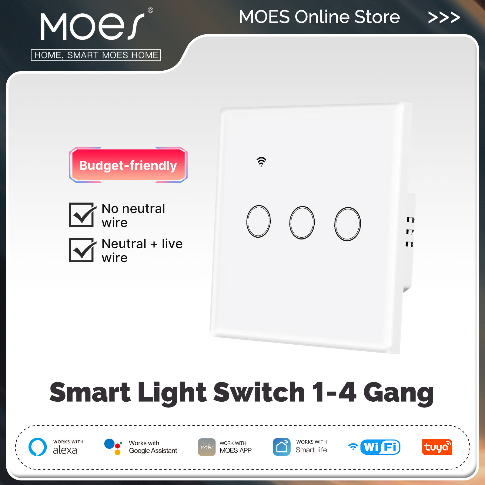 Tuya WiFi Smart Light Switch G - Smart Home System incelemesi ve fiyatı