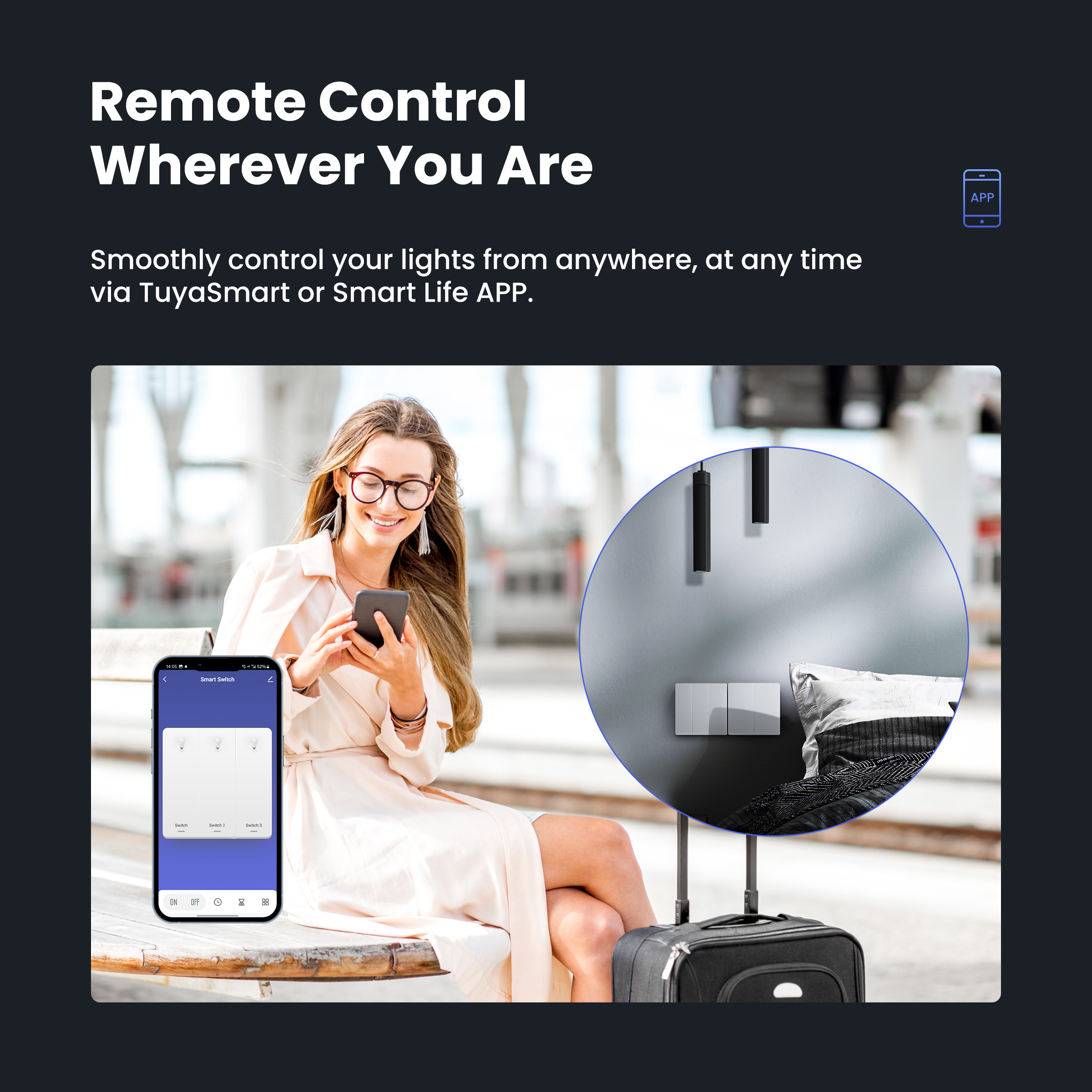 GIRIER Smart Light Switch WiFi - Smart Home System incelemesi ve fiyatı