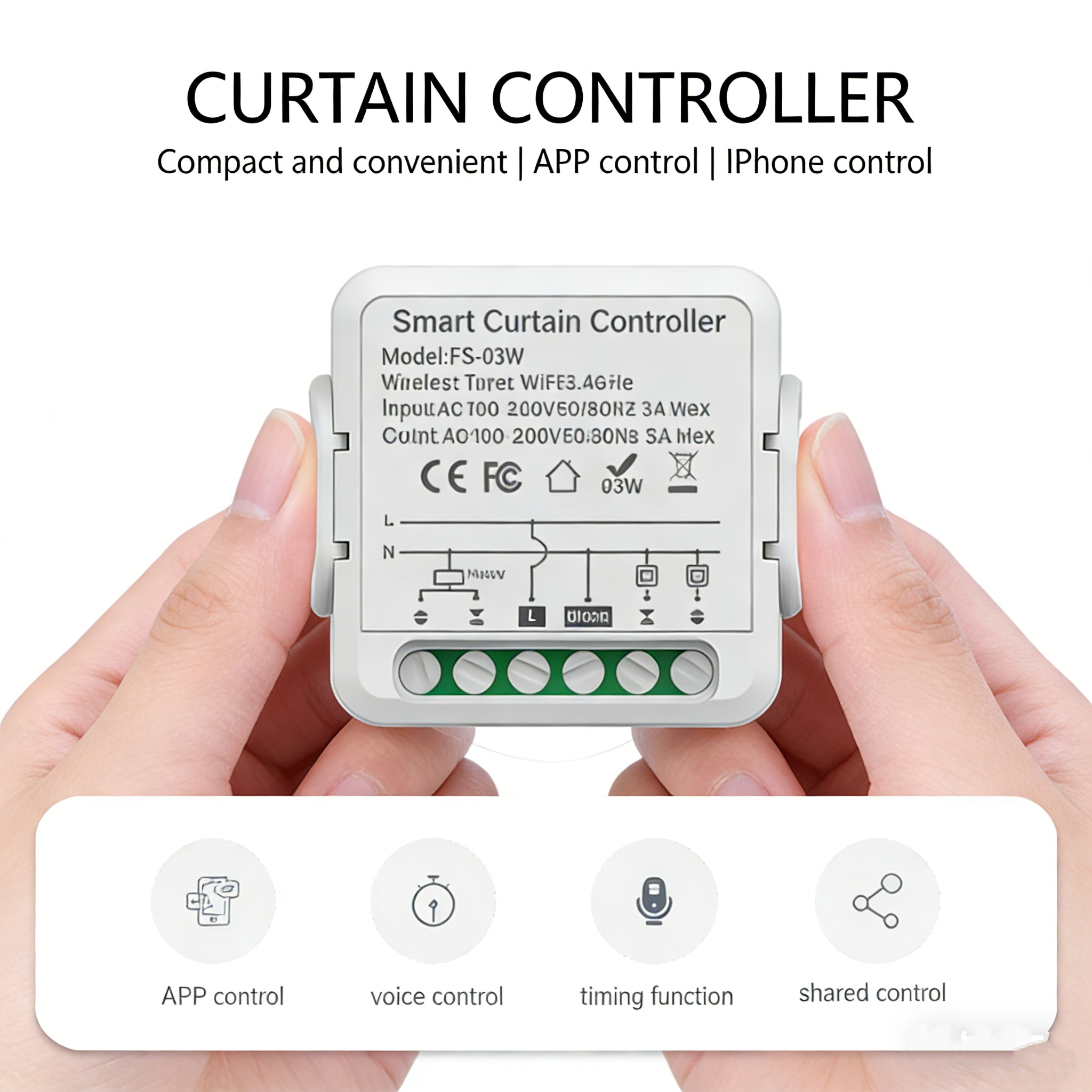 Tuya WiFi Curtain Switch Modul - Curtain Motor incelemesi ve fiyatı