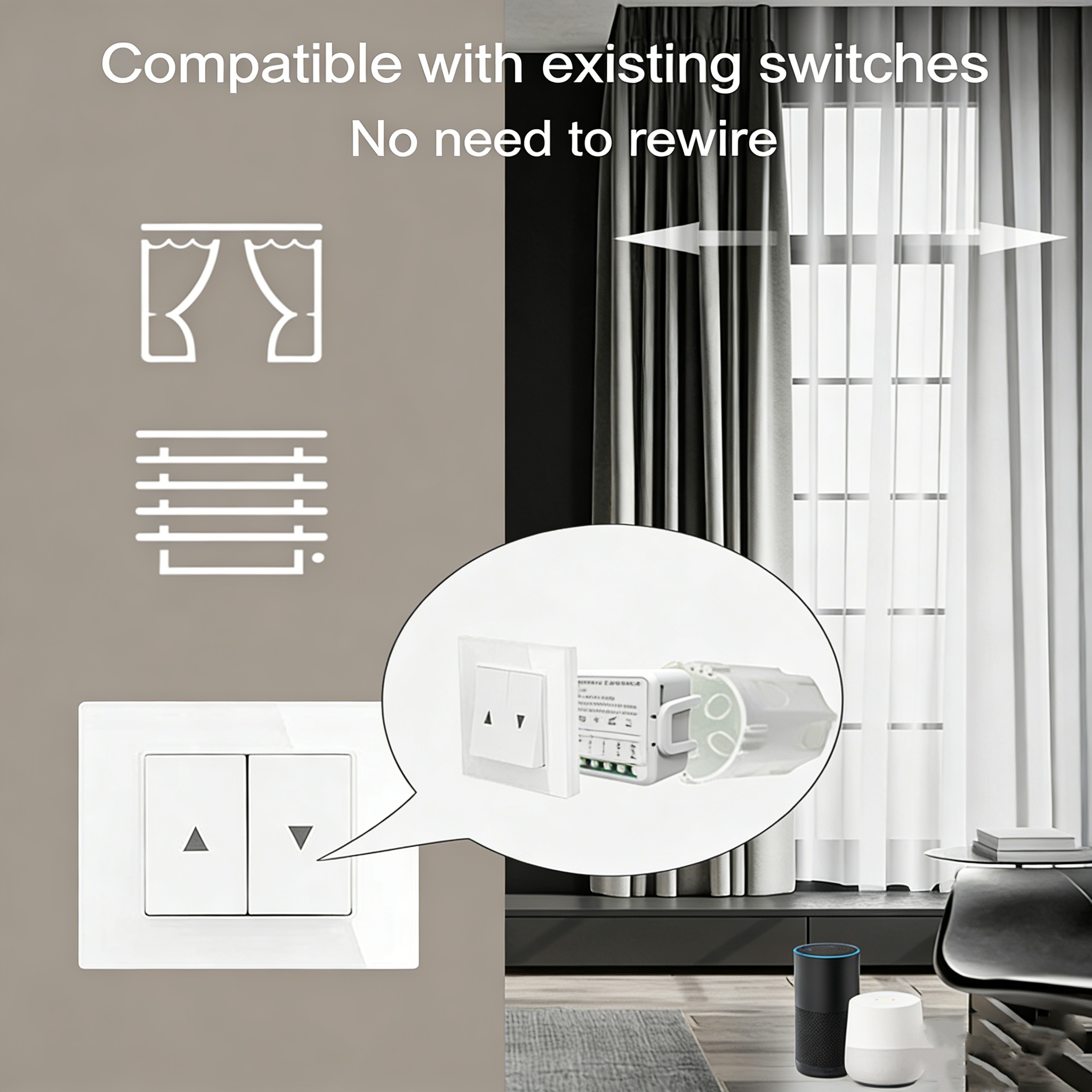 Tuya WiFi Curtain Switch Modul - Curtain Motor incelemesi ve fiyatı