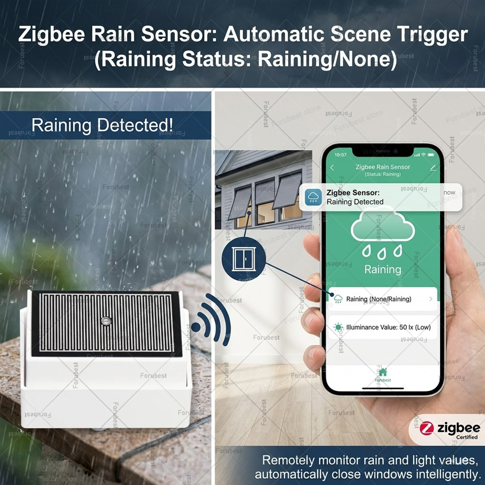 Zigbee Rain Sensor with Bright - Smart Home News incelemesi ve fiyatı