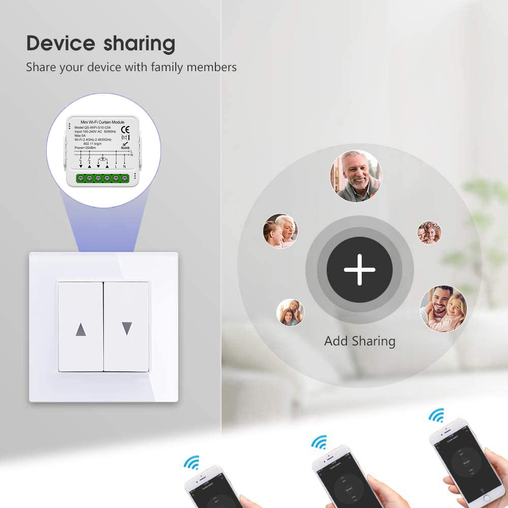 Tuya WiFi Zigbee Smart Curtain - Curtain Motor incelemesi ve fiyatı